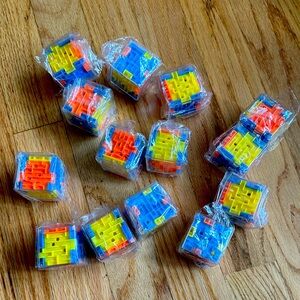 Colorful Maze Puzzle Cube game Set of 14 for Kids